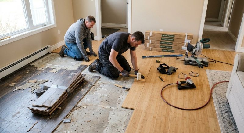 Bamboo Flooring Installation in Buda, TX