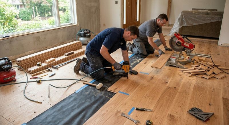 Hardwood Floor Installation in Del Valle, TX
