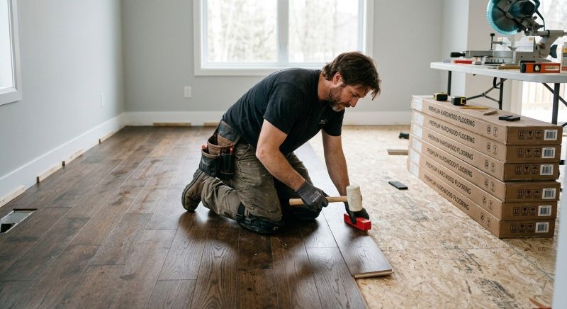 Hardwood Floor Installation in Driftwood, TX