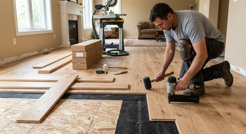 Hardwood Floor Installation in Dripping Springs, TX