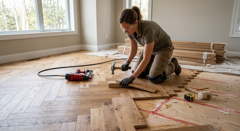Hardwood Floor Installation in Kyle, TX