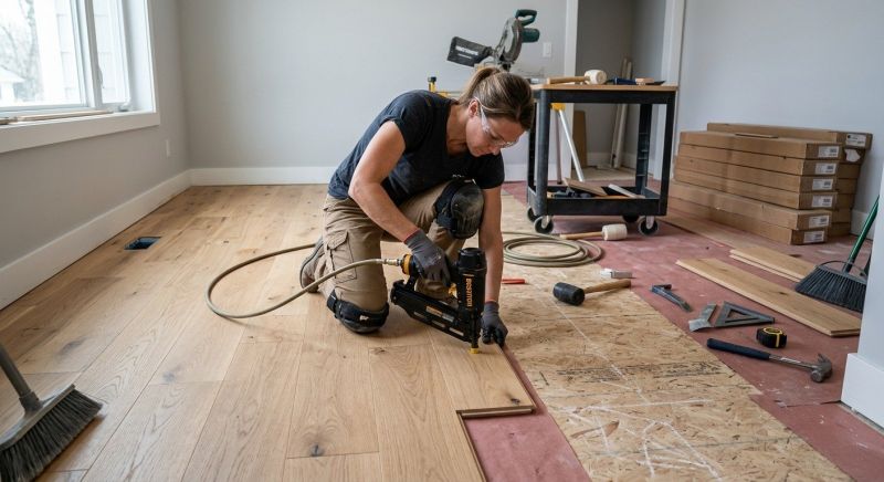 Hardwood Floor Installation in Buda, TX