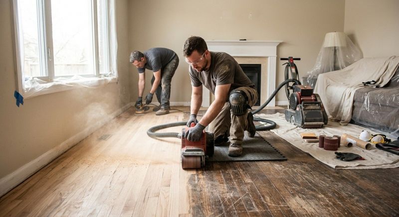 Hardwood Floor Renovation in Buda, TX