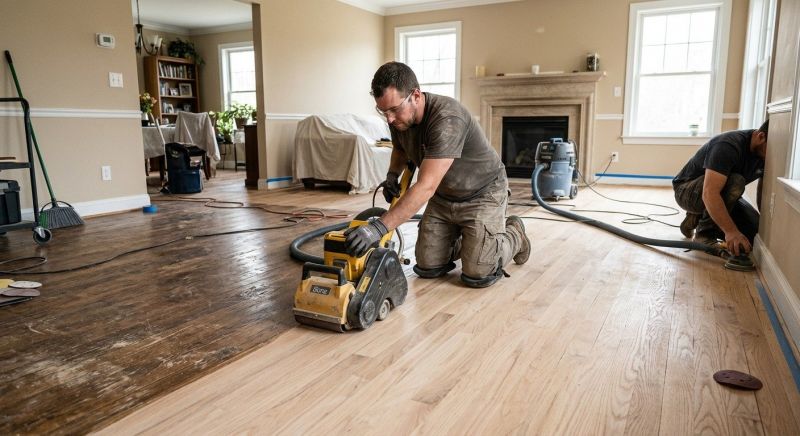 Hardwood Floor Renovation in Buda, TX