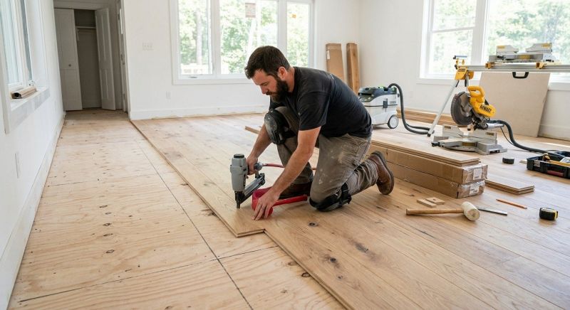 Oak Floor Installation in Driftwood, TX