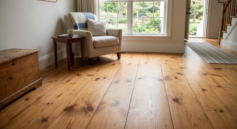 Pine Floor Installation in Buda, TX
