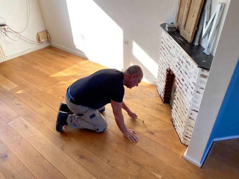 Pine Floor Installation in Buda, TX