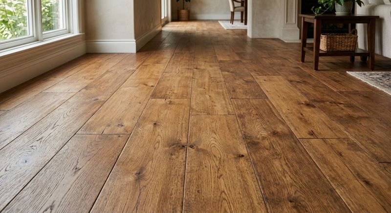 Wide Plank Floor Installation in Buda, TX