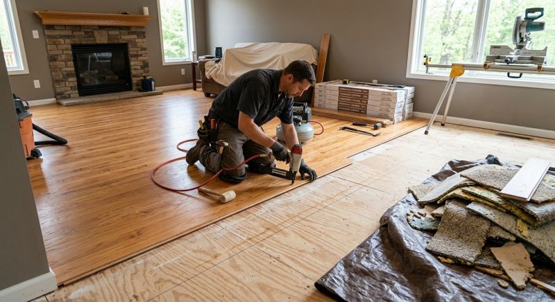 Wood Floor Replacement in Buda, TX