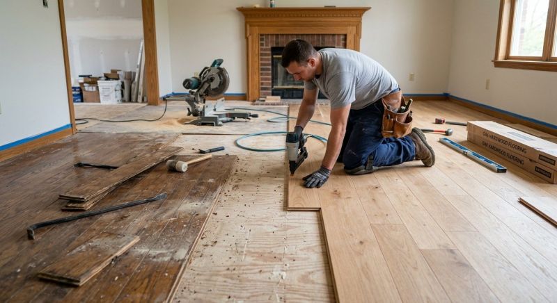 Wood Floor Replacement in Lockhart, TX