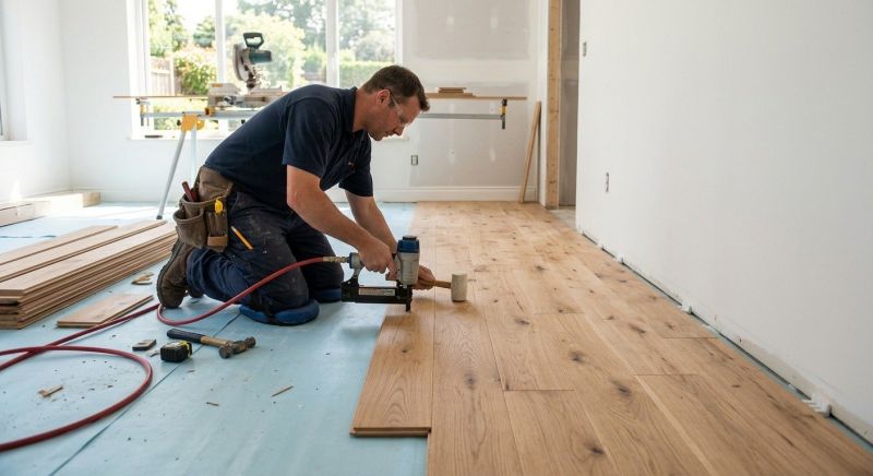 Hardwood Floor Installation